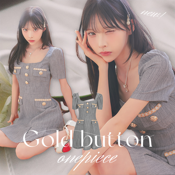 gold button onepiece