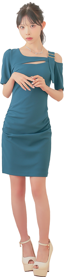 ドレス全身着用画像、フロント