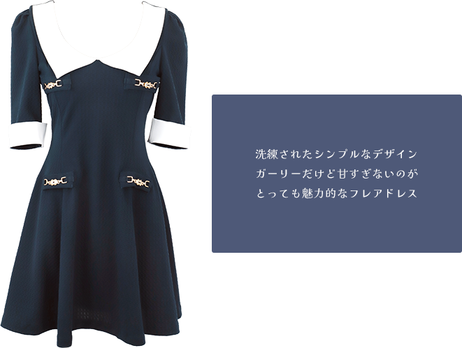 ドレス切り抜きとドレスの説明