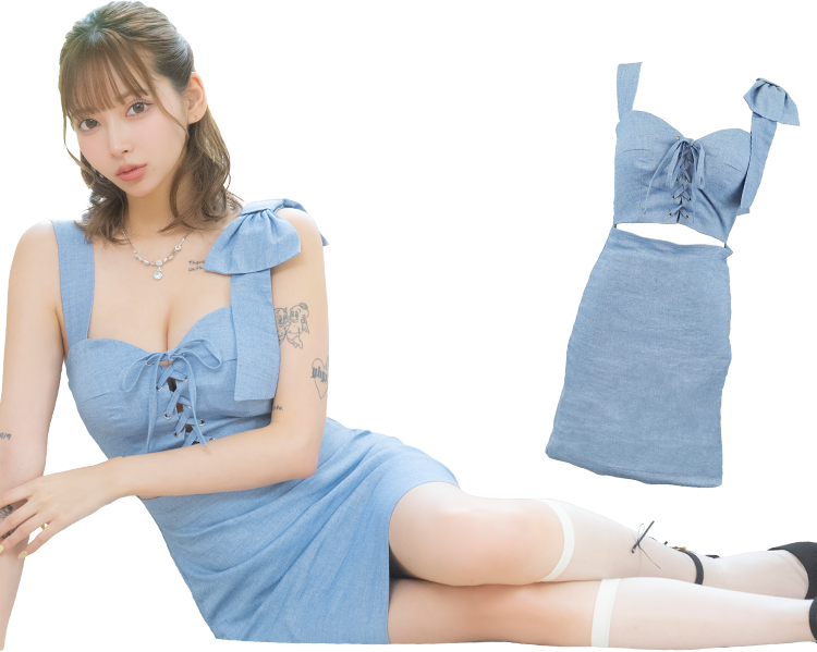 モデル＆ドレス切り抜き