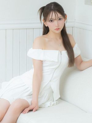 オフショル ジップデザイン プリーツ フレア ミニ セットアップドレス